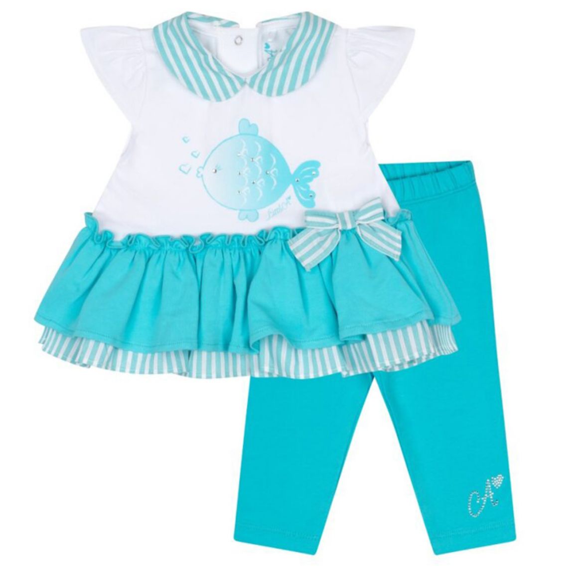 Picture of Little A Baby Girls 'Kyle' Fish Legging Set