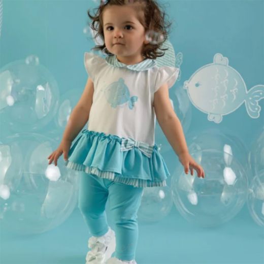 Picture of Little A Baby Girls 'Kyle' Fish Legging Set