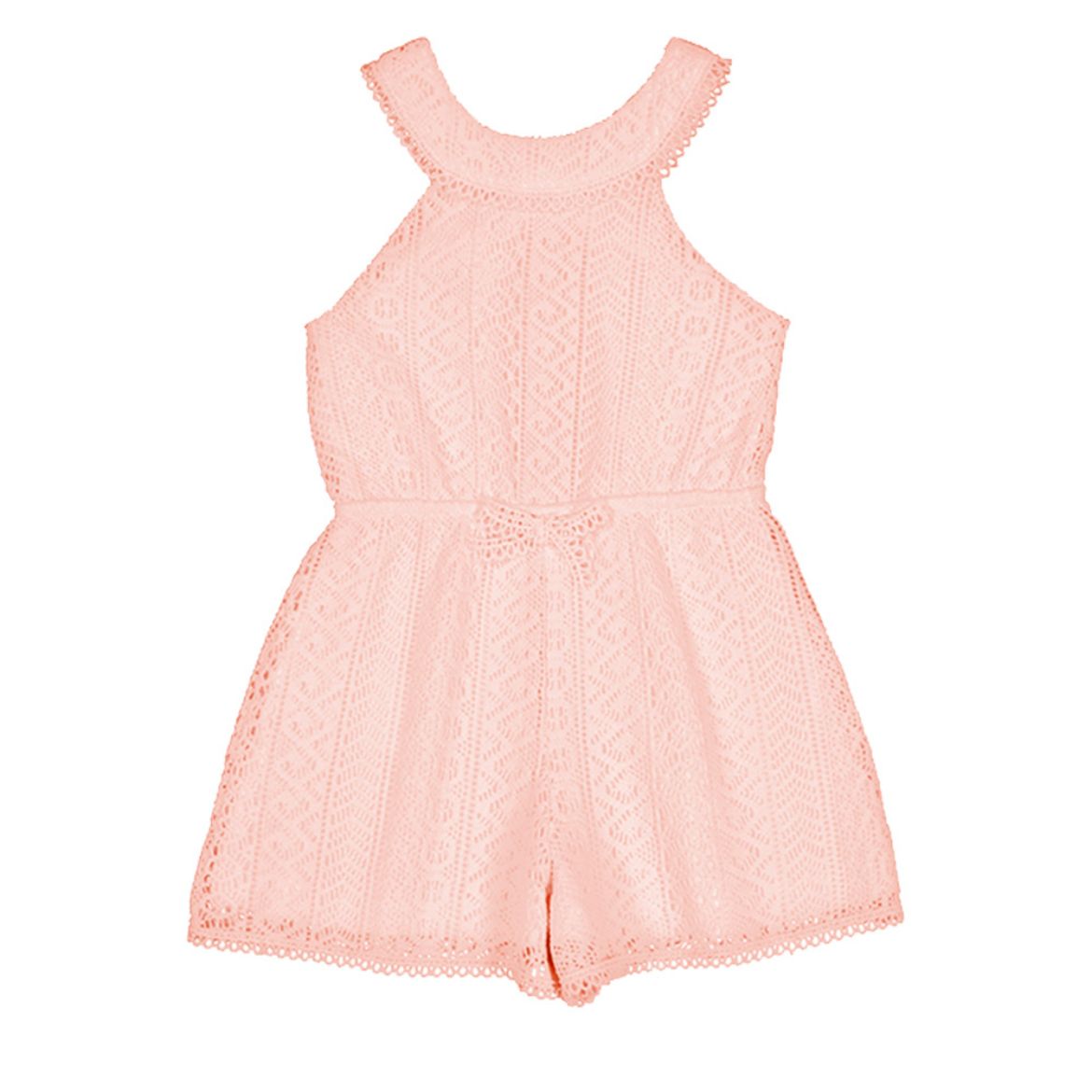 Picture of Mayoral Girls Pink Playsuit