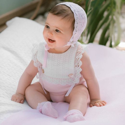 Picture of Paz Rodriguez Pink Knitted Romper