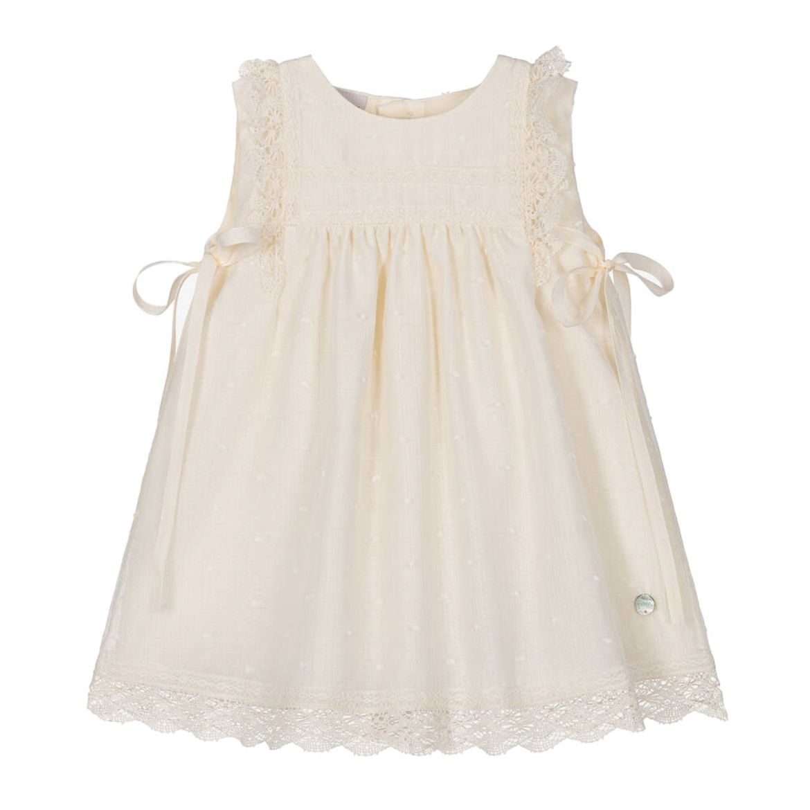 Picture of Paz Rodriguez Cream Dress