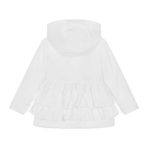 Picture of Patachou Girls White Hooded Jacket