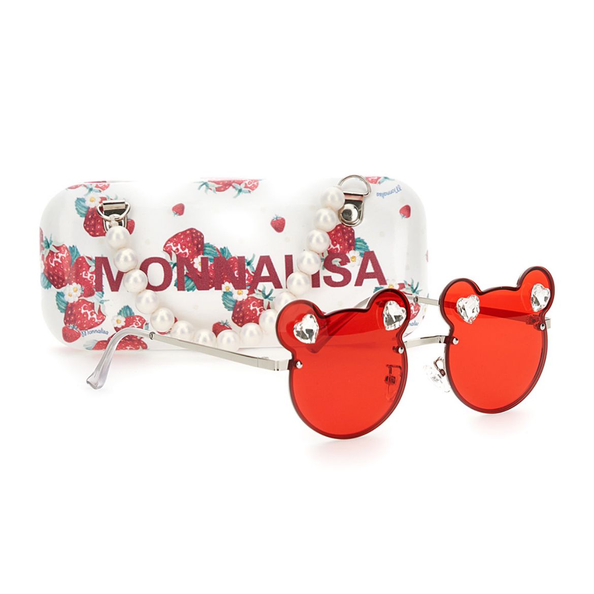 Picture of Monnalisa Red Teddy Sunglasses