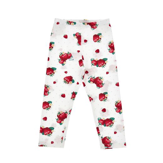 Picture of Monnalisa Red Teddy & Strawberry Leggings Set