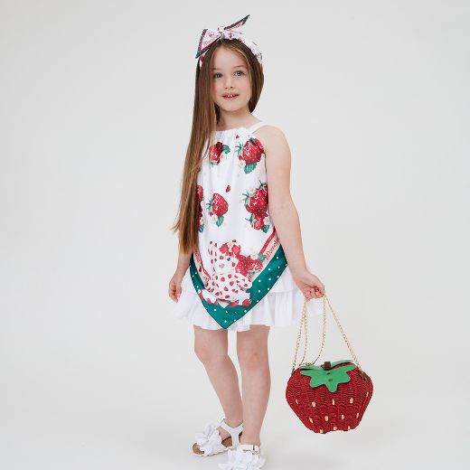 Picture of Monnalisa Strawberry Dress