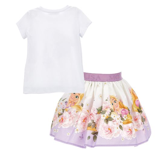 Picture of Monnalisa Rapunzel T-Shirt & Skirt Set