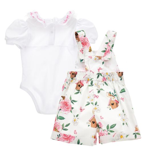 Picture of Monnalisa Baby Floral Playsuit Set