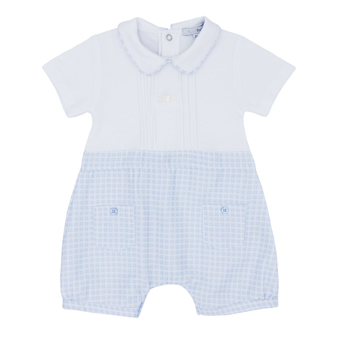 Picture of Blues Baby Boys Blue & White Shortie