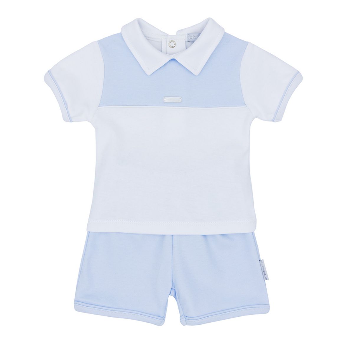 Picture of Blues Baby Boys Blue & White Polo Shirt And Short Set