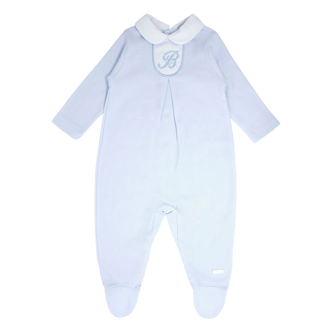 Picture of Blues Baby Boys 'B' Blue Sleepsuit