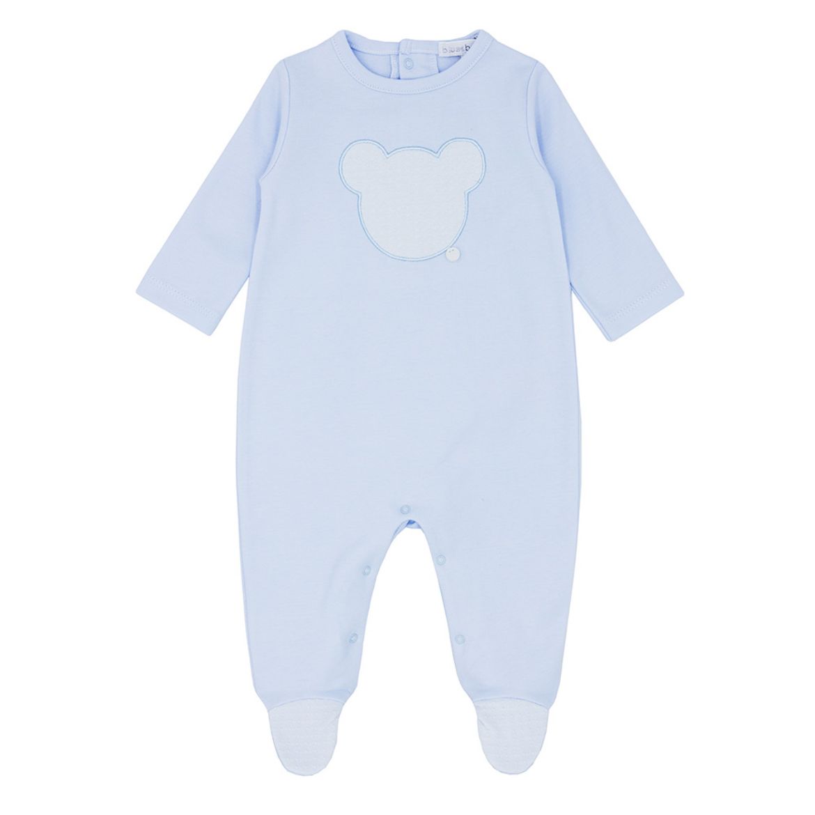 Picture of Blues Baby Boys Bear Blue Sleepsuit