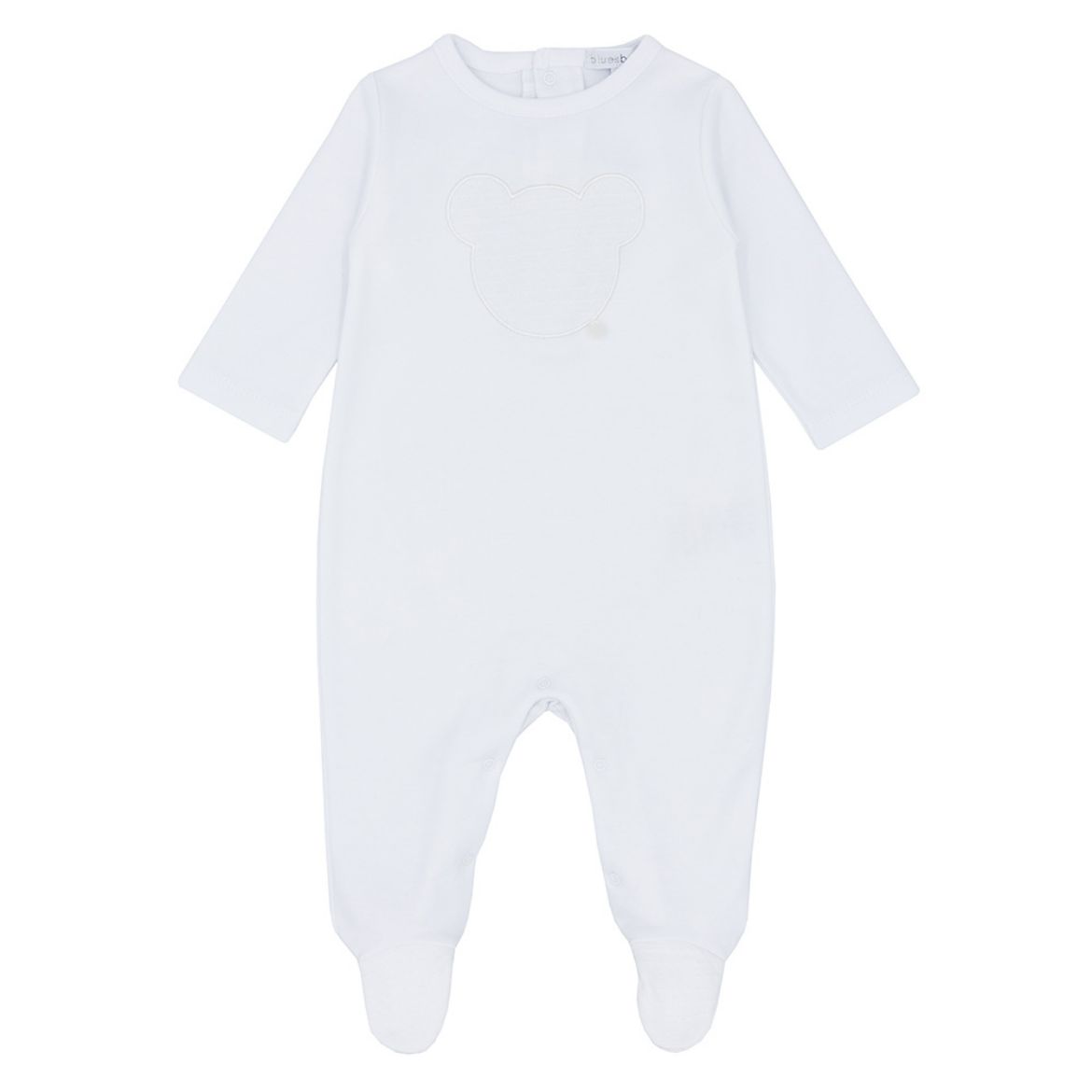 Picture of Blues Baby Unisex Bear White Sleepsuit