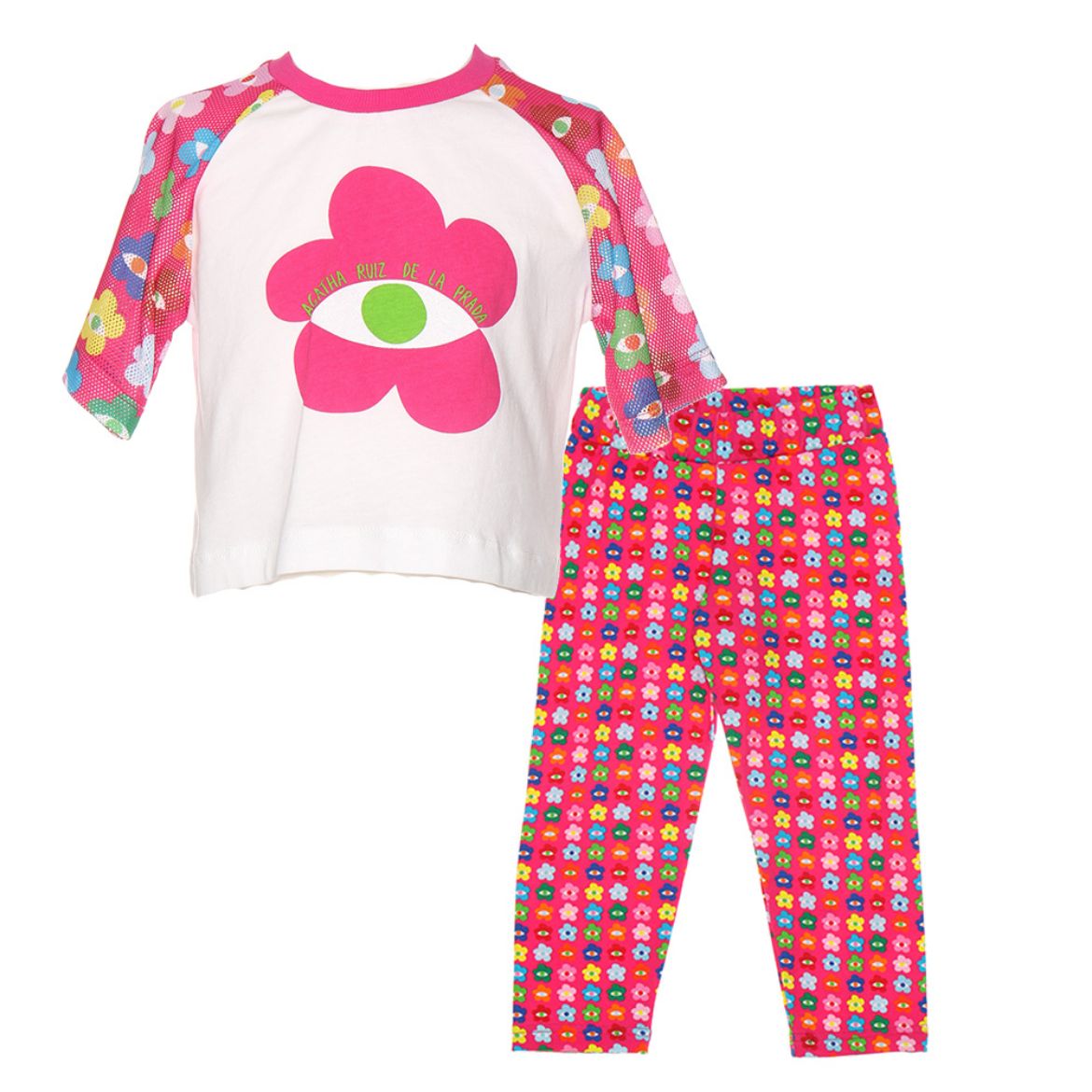 Picture of Agatha Ruiz De La Prada Flower Printed Leggings Set