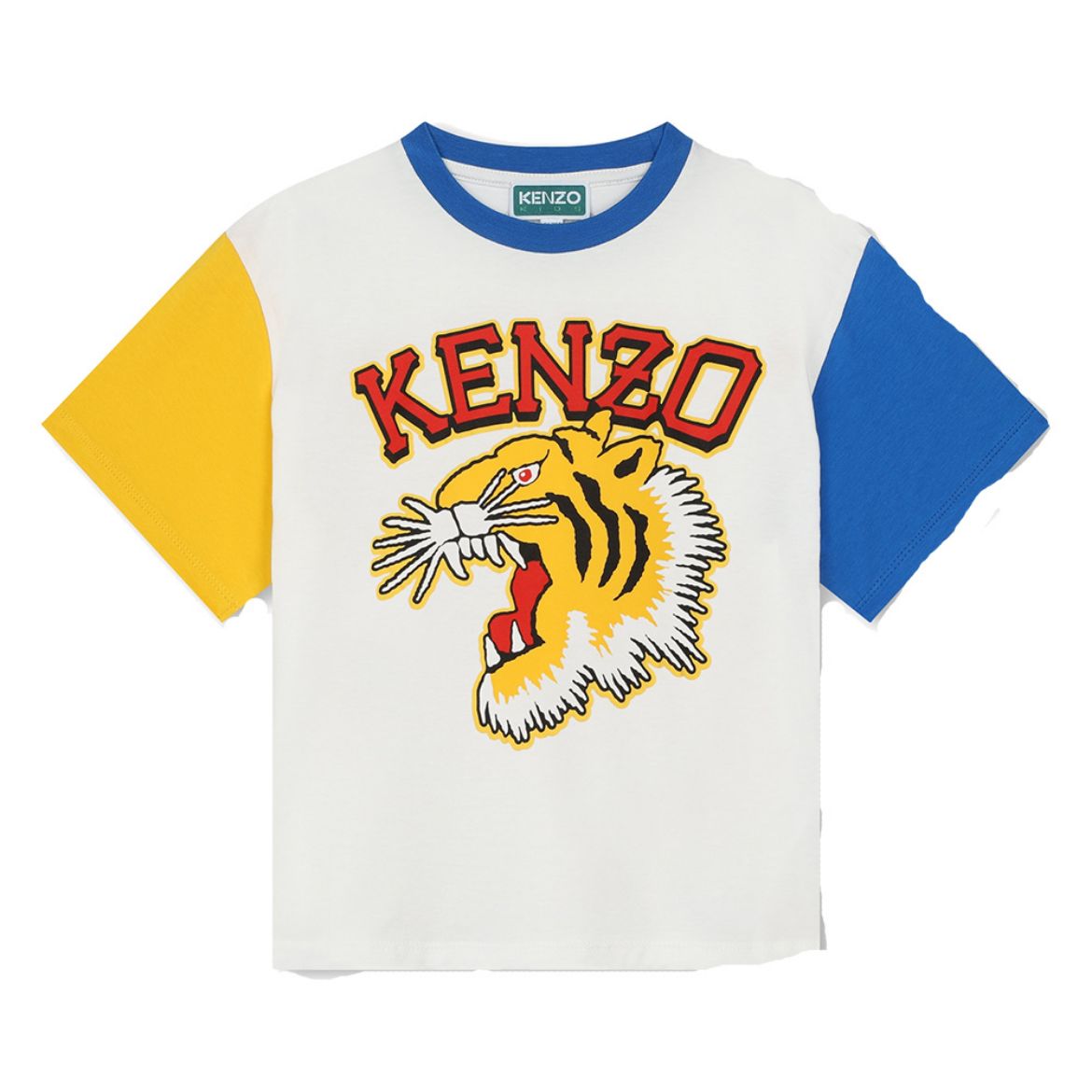 Picture of Kenzo Boys White Lion T-shirt