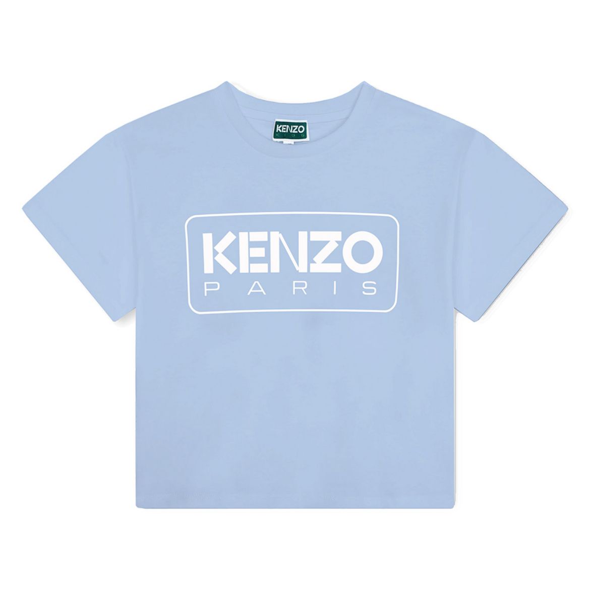 Picture of Kenzo Boys Pale Blue Logo T-shirt