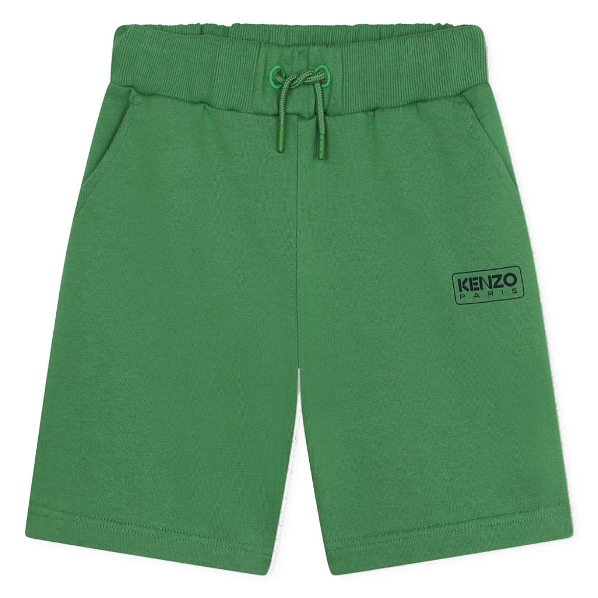 Picture of Kenzo Boys Green Blue Logo Shorts