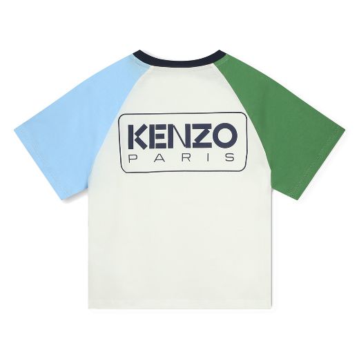 Picture of Kenzo Boys Multi Colour Logo T-shirt