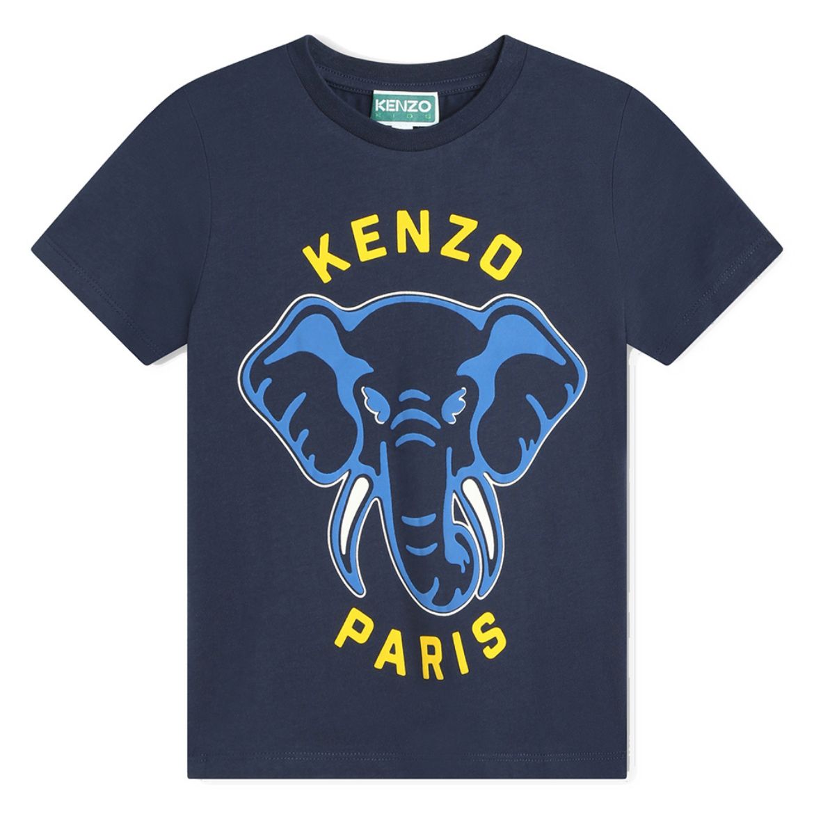 Picture of Kenzo Boys Navy Elephant T-shirt
