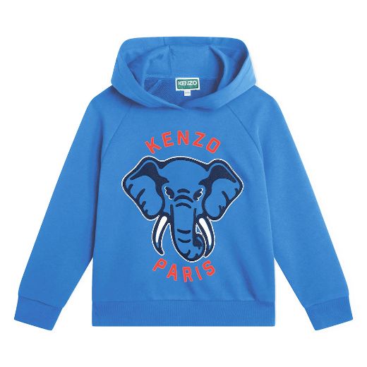 Picture of Kenzo Boys Blue Hooded Tracksuit