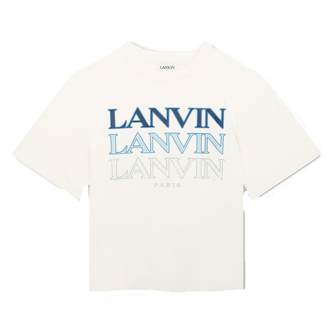 Picture of Lanvin Boys White Logo T-shirt