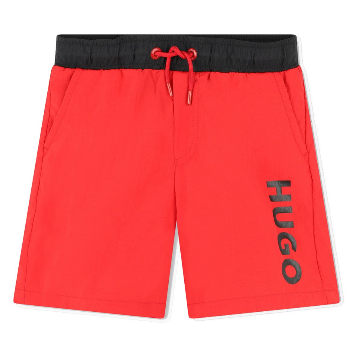 Picture of Hugo Boys Red Swim Shorts