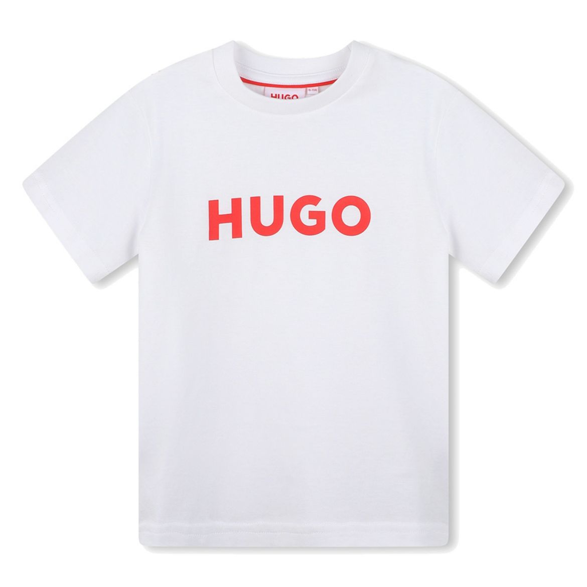 Picture of Hugo Boys White Logo T-shirt