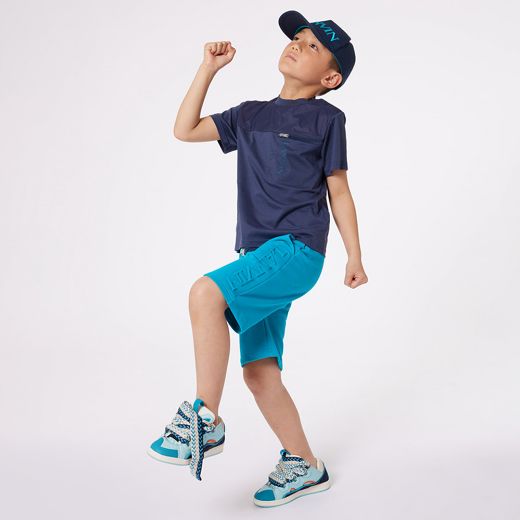 Picture of Lanvin Boys Turquoise Shorts