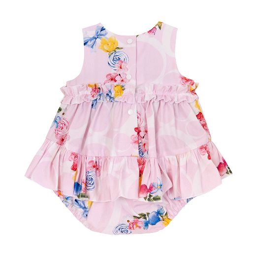 Picture of Balloon Chic Baby Pink Flower Romper