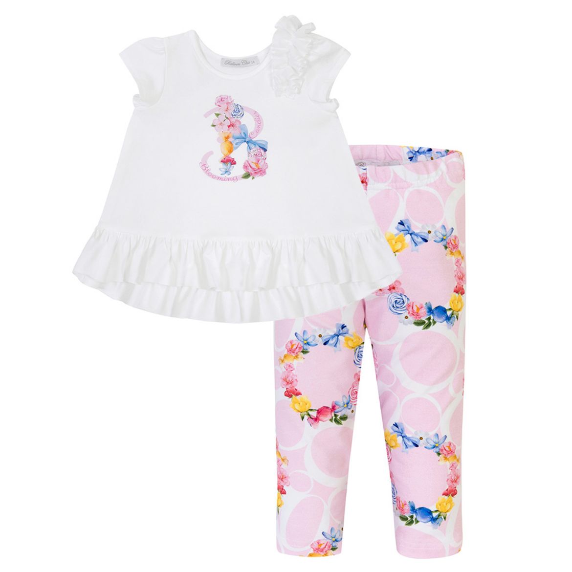 Picture of Balloon Chic Pink Flower Leggings Set