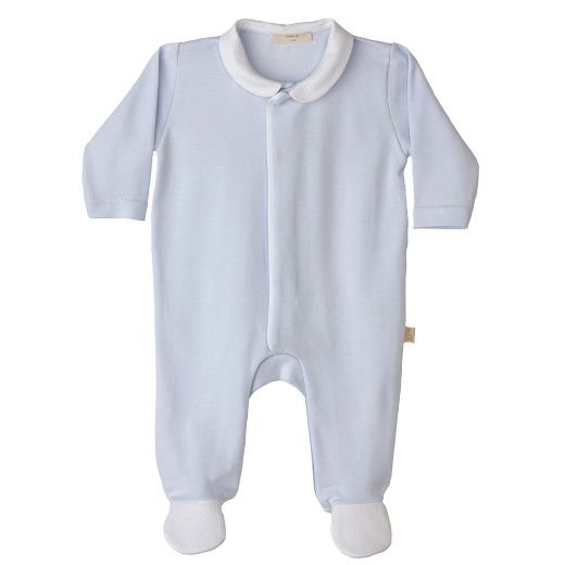 Picture of Baby Gi Angel Wing Blue Cotton Babygrow