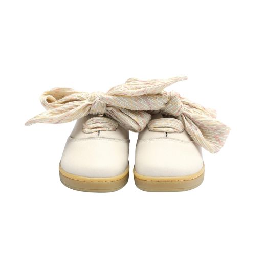 Picture of Donsje Meilly Cream Leather Trainers