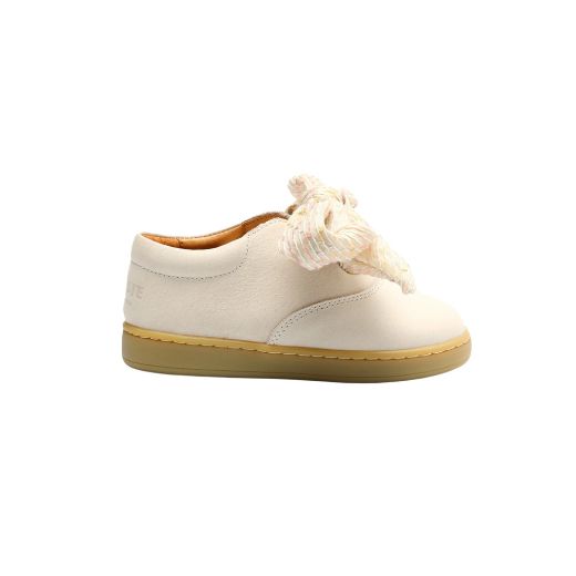 Picture of Donsje Meilly Cream Leather Trainers