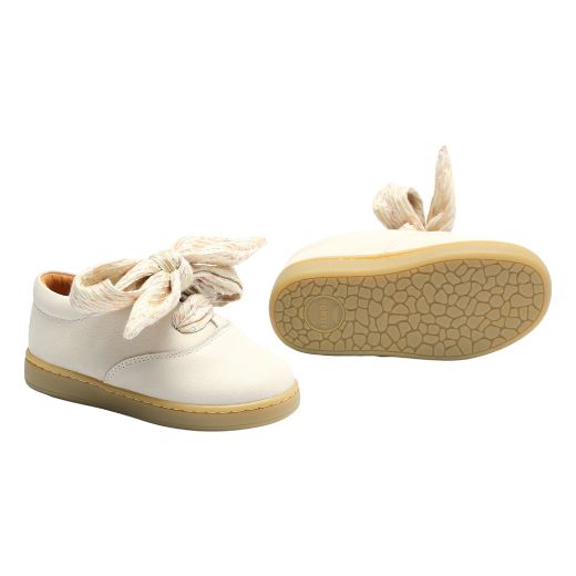 Picture of Donsje Meilly Cream Leather Trainers