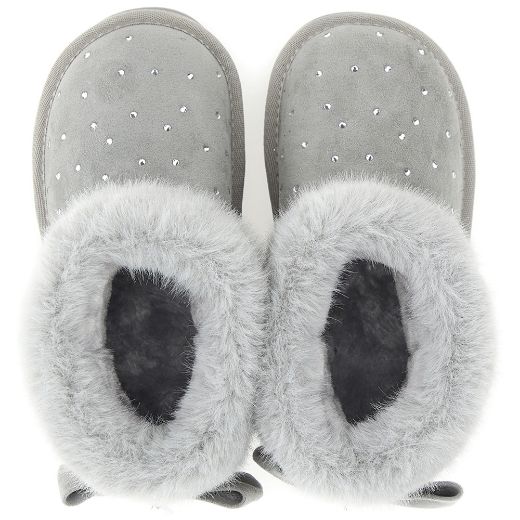 Picture of Monnalisa Grey Fur Boot