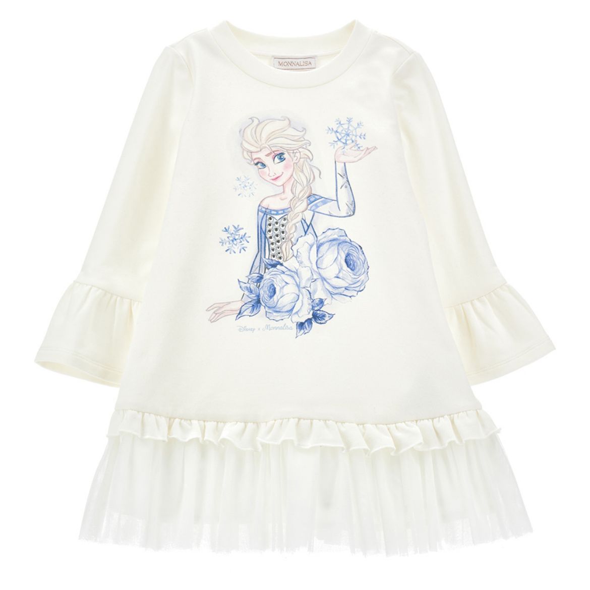 Picture of Monnalisa Frozen White Dress