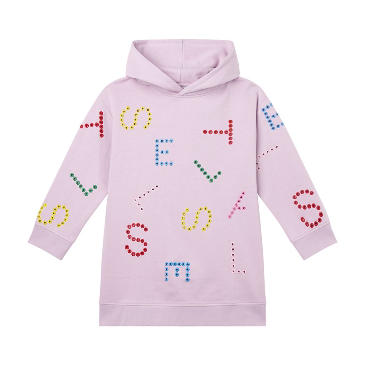 Picture of Stella Mc Cartney Lilac Logo Jumper Dress