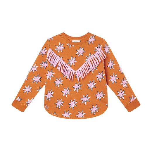 Picture of Stella Mc Cartney Orange & Pink Star Tracksuit