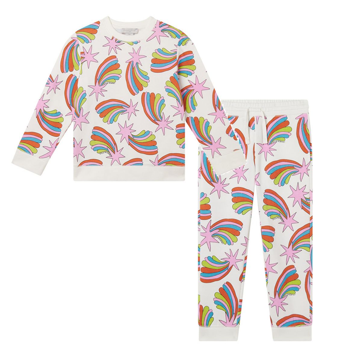 Picture of Stella Mc Cartney Ivory Star Print Tracksuit