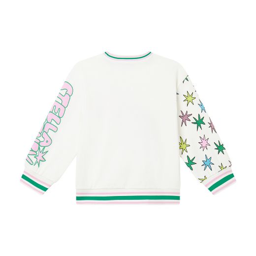 Picture of Stella Mc Cartney Ivory Star Printed Jumper
