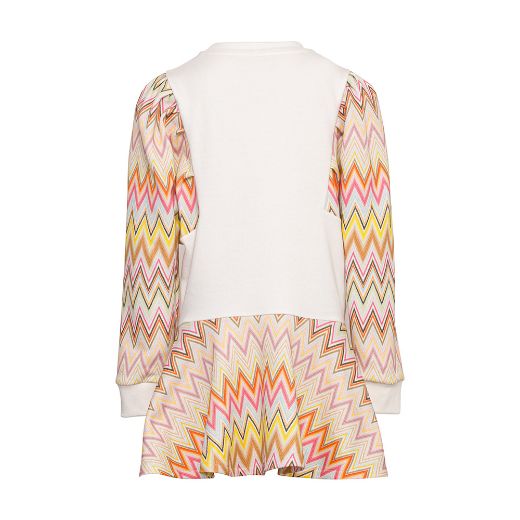 Picture of Missoni Girls Ivory Jersey Dress