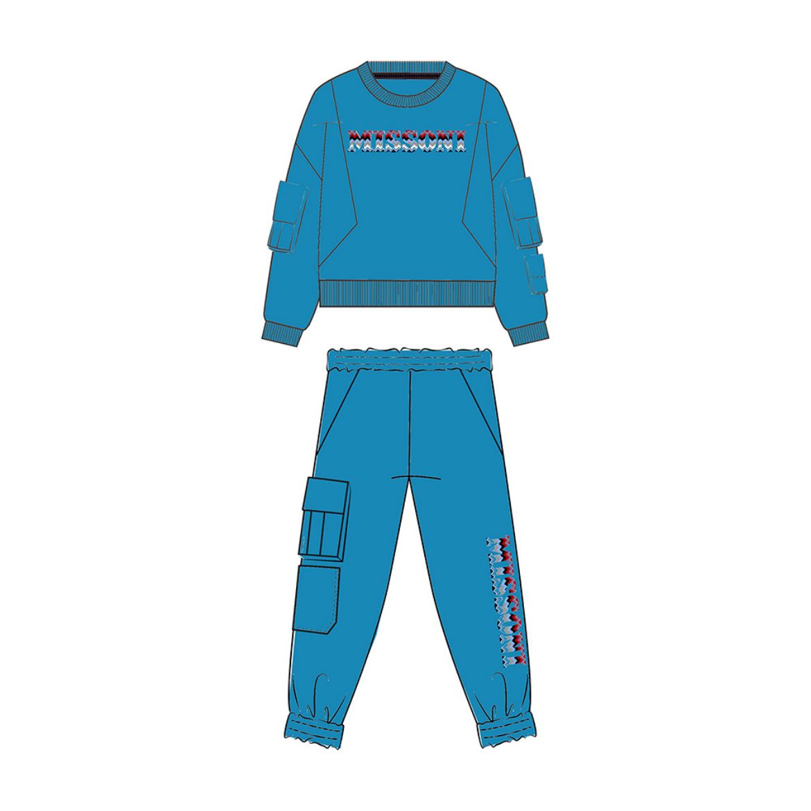 Picture of Missoni Boys Blue Tracksuit