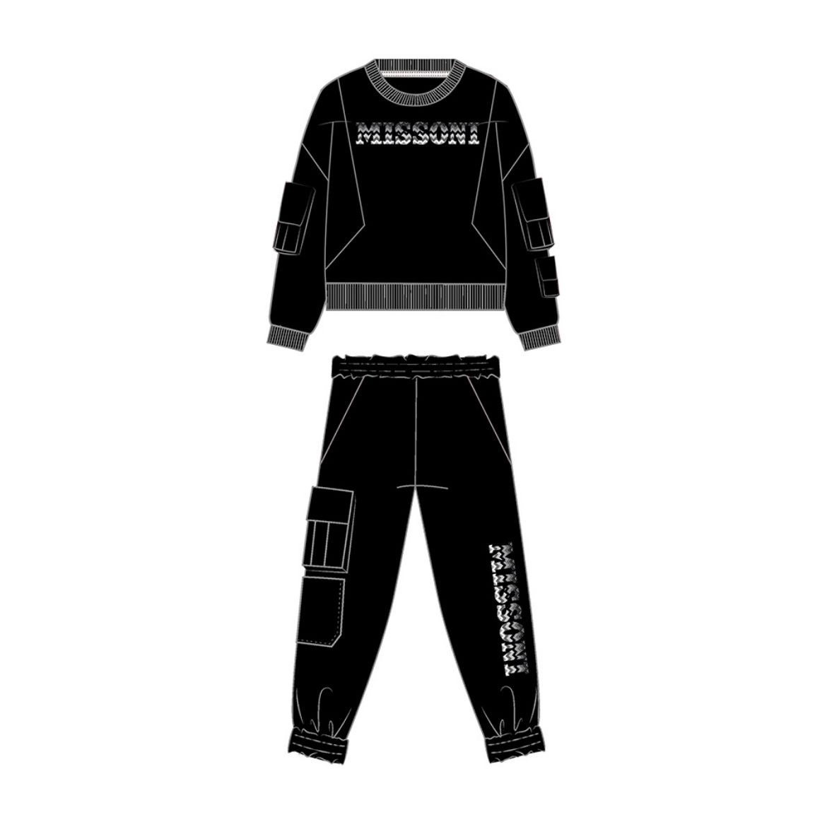 Picture of Missoni Boys Black Tracksuit