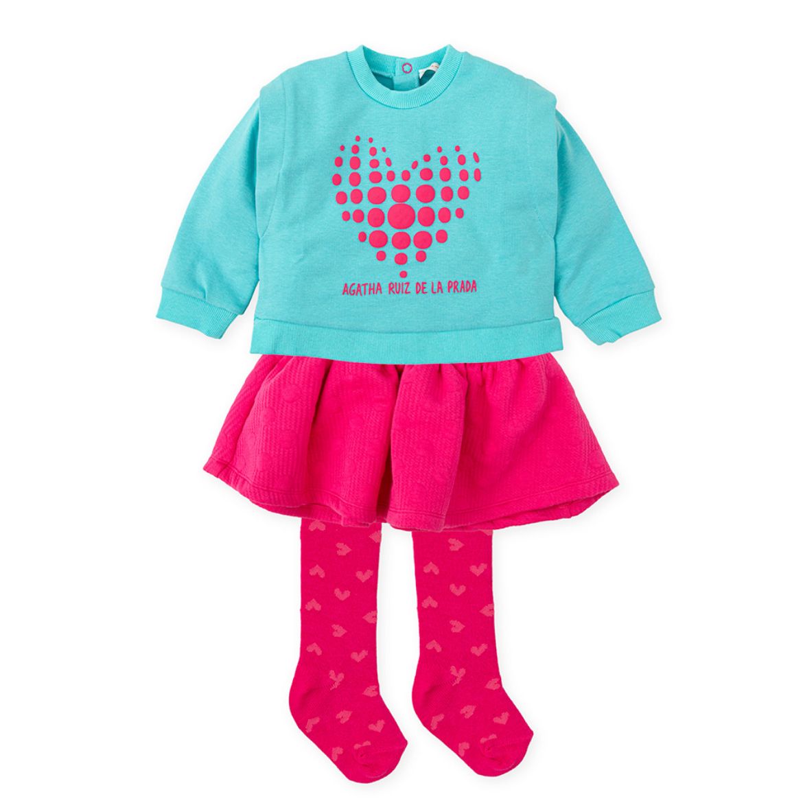 Picture of Agatha Ruiz De La Prada Pink & Blue Heart Dress
