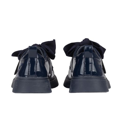 Picture of A Dee Mary Bow Navy Shoe