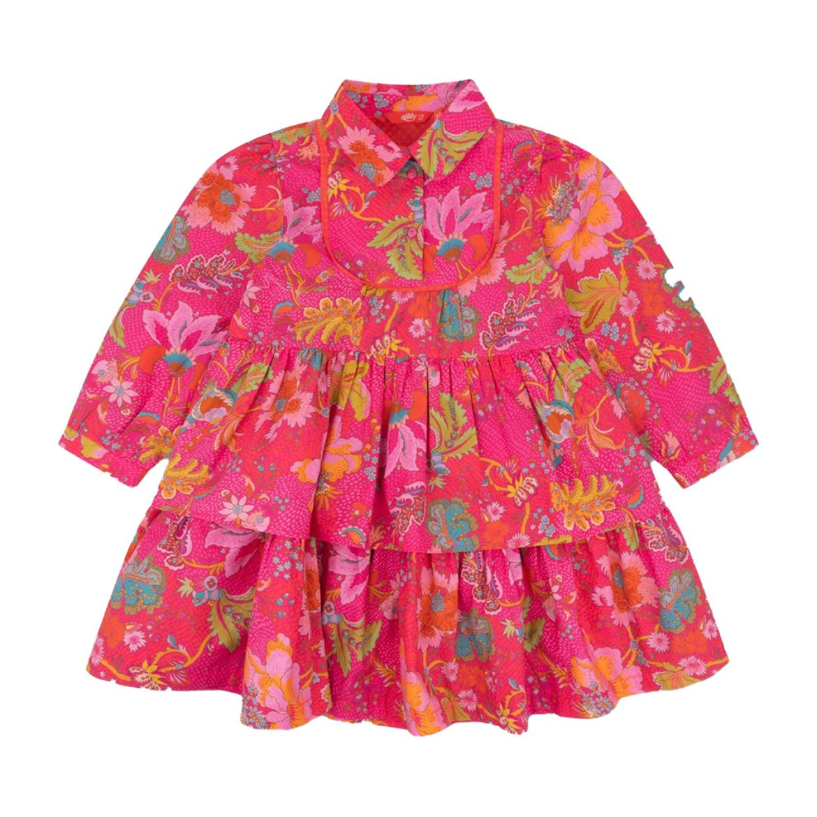 Picture of Oilily Dorothee Pink Shirt Dress