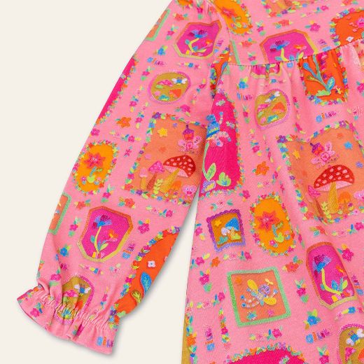 Picture of Oilily Dwarf Pink Printed Dress