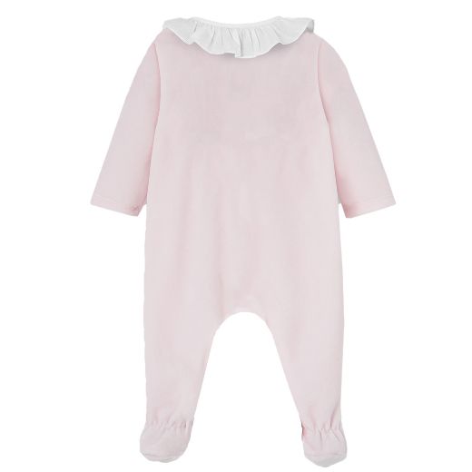 Picture of Paz Rodriguez Baby Pink Velour Romper