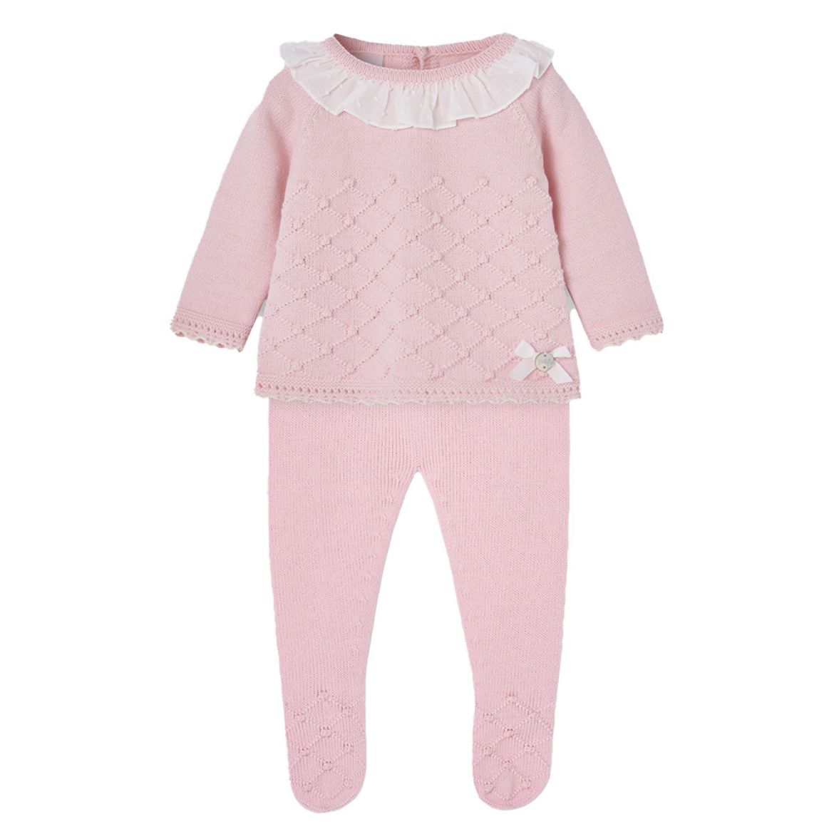 Picture of Paz Rodriguez Pink Knitted Set