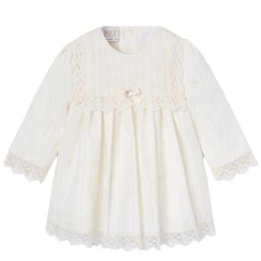Picture of Paz Rodriguez Cream Dress with Knickers 