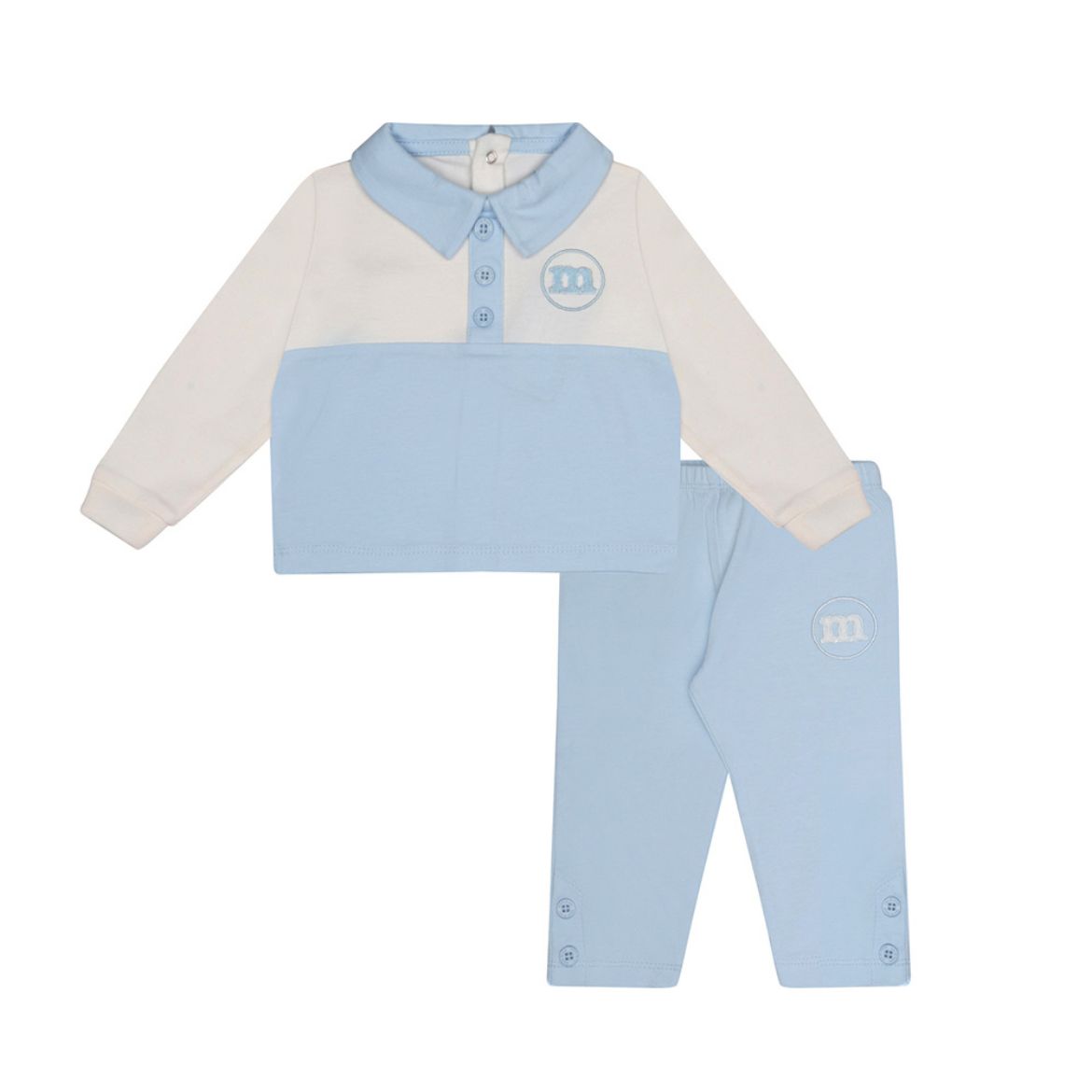 Picture of Mini Mitch & Son Donny Blue Polo Set